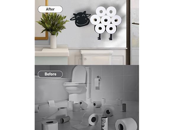 Gardlister Funny Animal Toilet Paper Holder Holder
