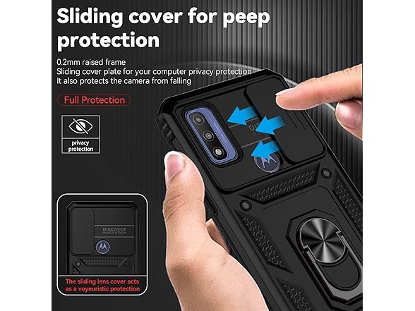 Motorola Moto Case w/Slide Camera Cover