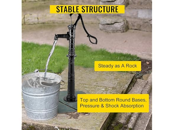Antique Hand Water Pump Stand Pitcher Pump 3562