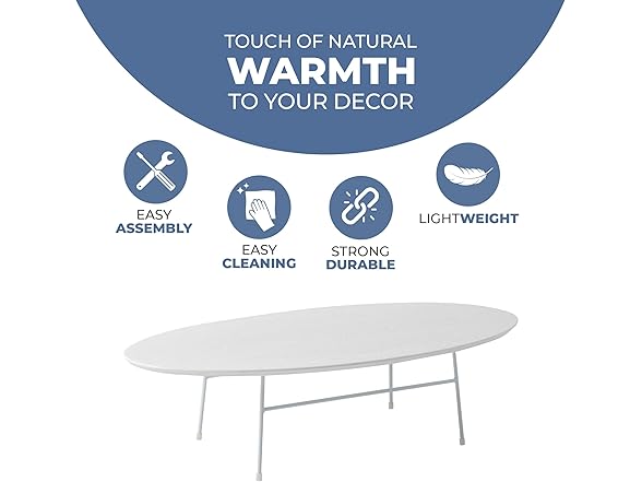 LeisureMod Rossmore Coffee Table