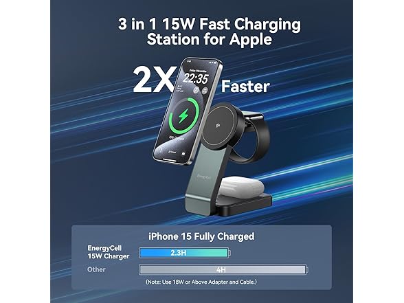 EnergyCell 3 in 1 Wireless Charging Station