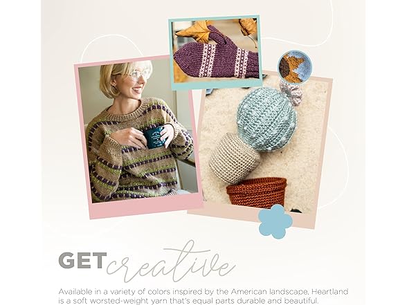 Lion Brand Yarn Heartland Yarn, Worsted