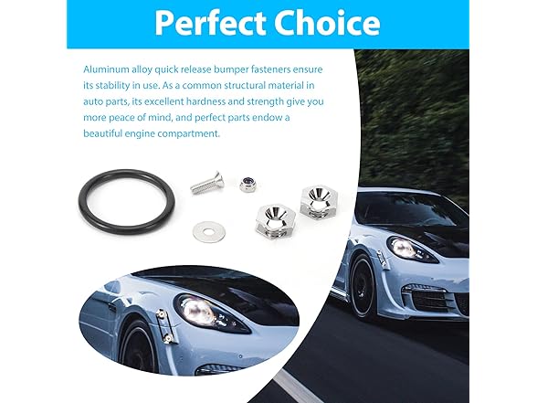 Bumper Quick Release Kit (Dark Black)