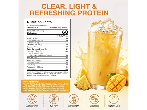 Buporai Clear Protein Refreshers Drink