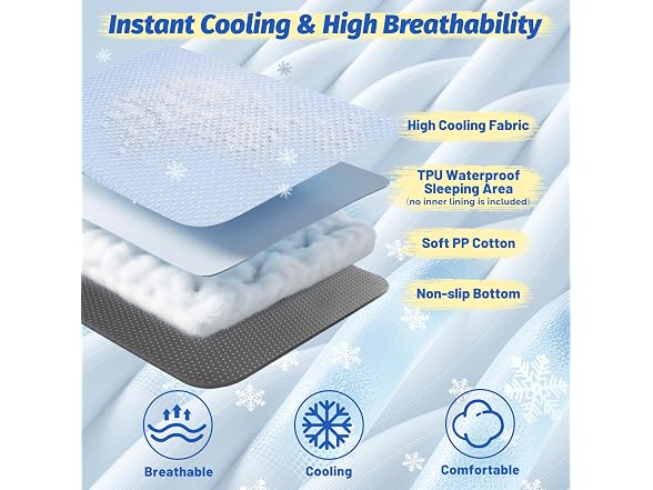 WATANIYA PET Cooling Dog Bed
