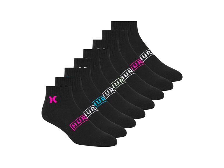 Hurley Women's 16-Pairs Quarter Crew Socks - Gallery 5
