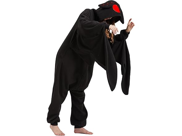 WAWRTOU Women's (XL) Mothman Costume Halloween - Gallery 3