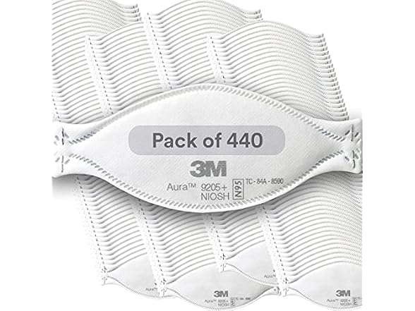 3M Aura Particulate Respirator (440ct)