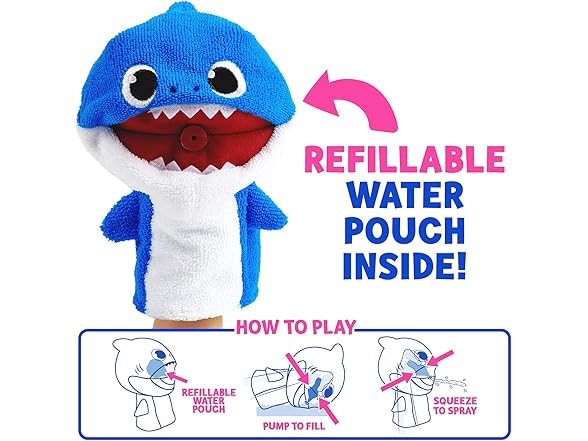 Splash & Spray Daddy Shark Bath Buddy