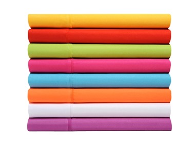 $18.99, Was $39, 51% Off! 4-Piece "Brights" Microfiber Sheet Set dealfomo