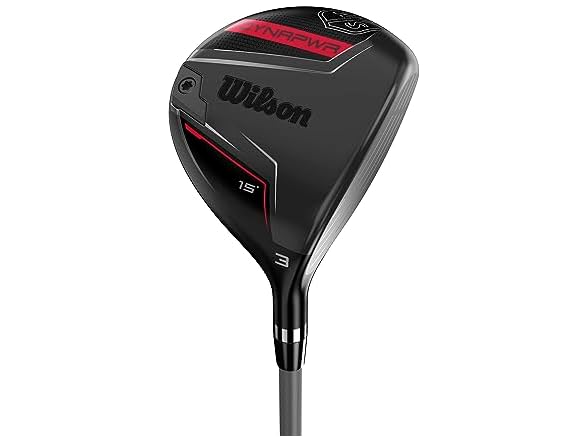 Wilson Dynapower Men's Fairway Wood - Left Hand, Stiff, 3