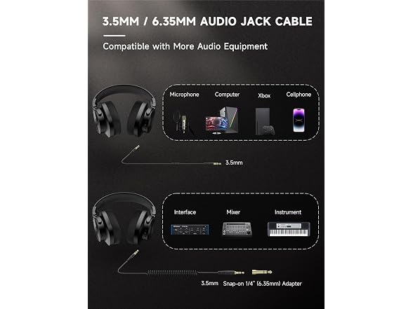 AOC Over-Ear DJ Studio Headphones