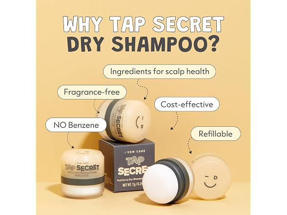 I DEW CARE Tap Secret Mattifying Dry Shampoo
