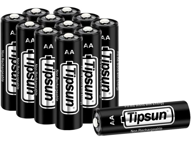 (12 PACK) Tipsun AA 2900mAh Lithium Batteries