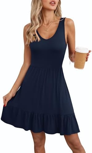 Women's Sleeveless Casual Sundress    