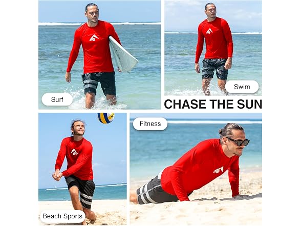 Kanu Surf Men (XL) Long Sleeve Platinum Rashguard