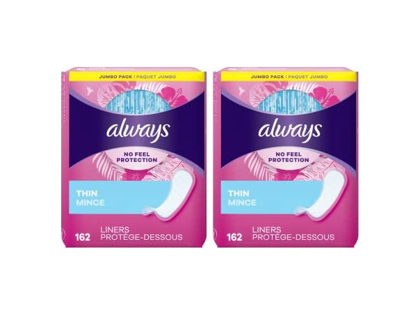 $10.99, Was $17.94, 38% Off! Always Thin Daily Liners 162ct 2pk dealfomo