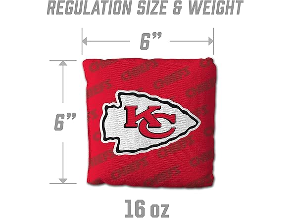 Kansas City Chiefs Cornhole Bags
