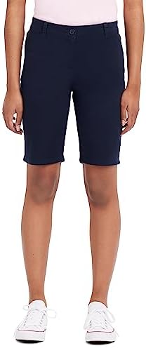 IZOD Junior's Uniform Stretch Twill Skinny Bermuda Short