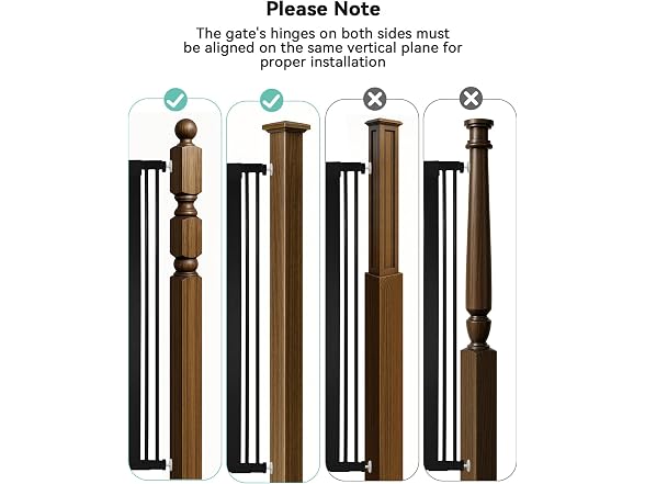 COMOMY 30" Tall Baby Gate