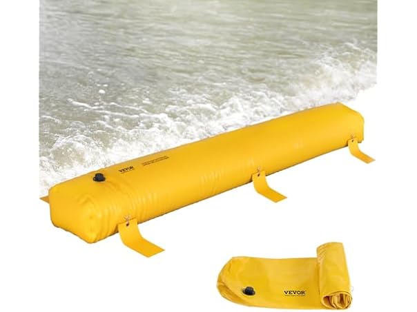 $29.99, Was $49.90, 39% Off! VEVOR Flood Barrier, 12 ft Length x 12 in Height dealfomo