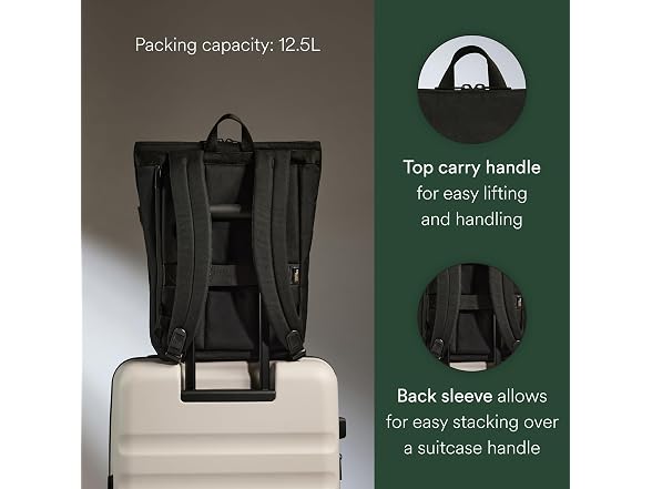 ANTLER - Urban Core Zip Top Backpack, 12L