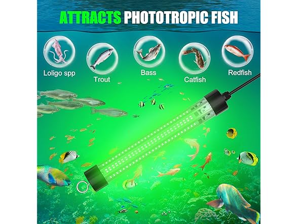 Crtbelfy Underwater Fishing Light