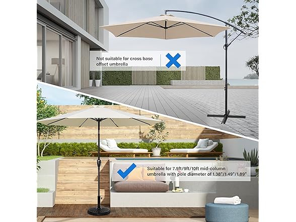 Simple Deluxe 18.11" Umbrella Base
