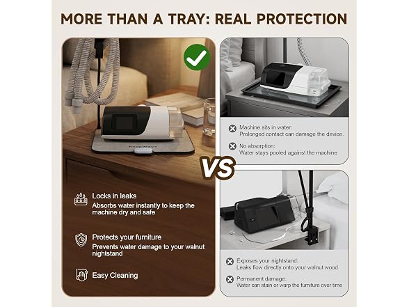 RespWave Bedside CPAP Hose Holder