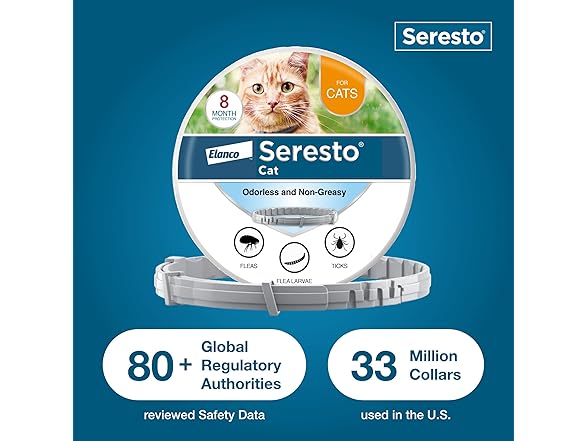 Seresto Cat Vet-Recommended Flea & Tick Treatment