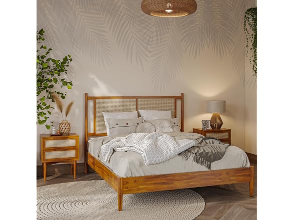 Bme Oliver Headboard Queen Size Bed Frame - 15" Signature