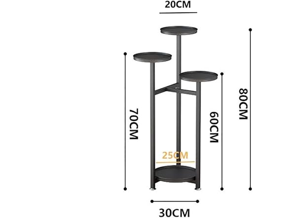 Corner Plant Shelving Multi-Layer Heavy Duty Metal Flower Pot Stand 