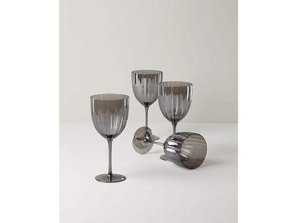 Lenox Curva Luxe All-Purpose Wine Glasses, 18oz, Set of 4