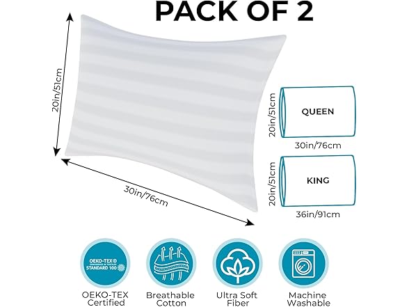 DrSleeep Down Alternative Pillow Set