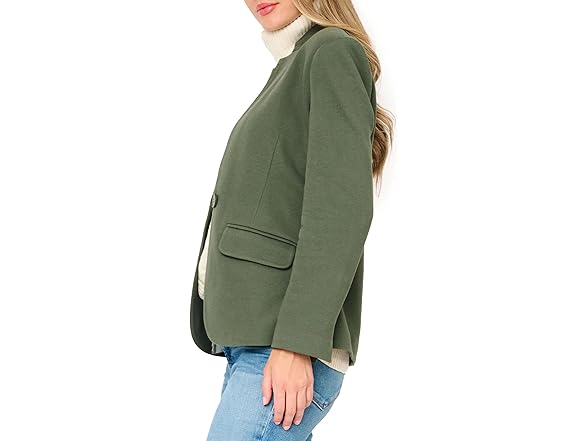 GIBSONLOOK Notch Collar Blazer for Women