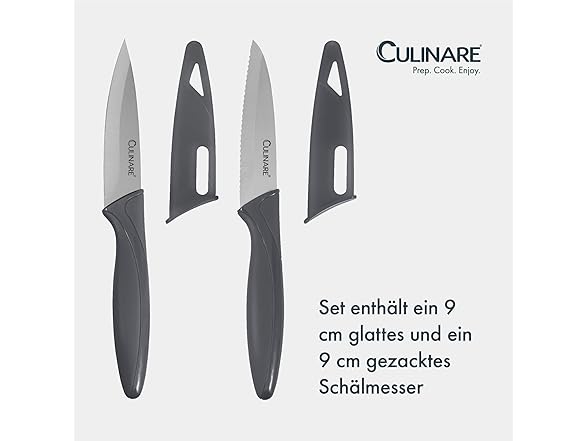 CULINARE 2 Piece Knife Set, Grey