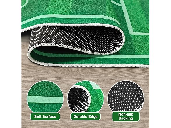 Kacvtuy Soccer Rug