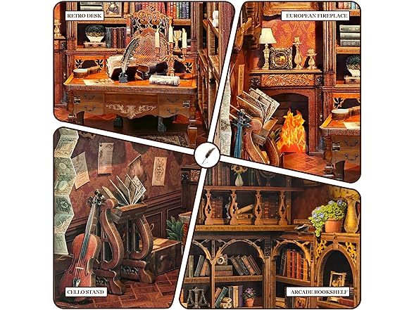 Time Book House Book Nook Kit