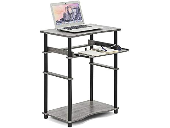 Furinno 10016GYW/BK Home Laptop Notebook Computer Desk