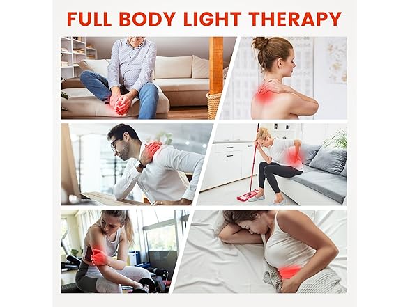 Viconor Red Light Therapy Belt for Body Black