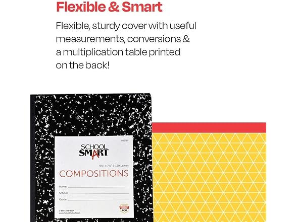 School Smart Composition Book 150sh