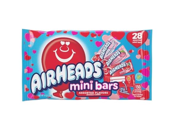 Airheads Valentine's Mini Bars 28ct
