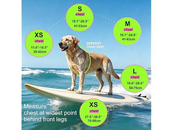 Dogcheer Dog Life Jacket with Double Rescue