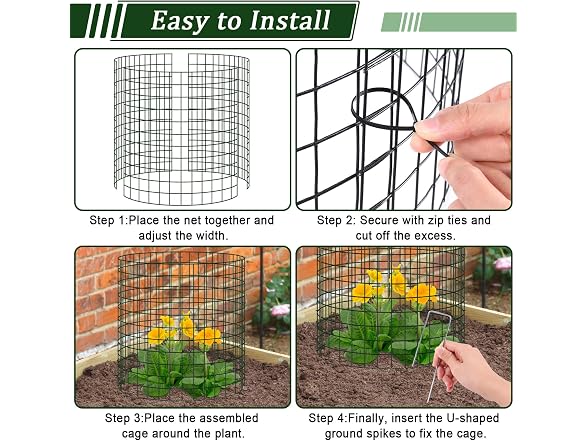 Niuyhe 30 Pcs Plant Protectors