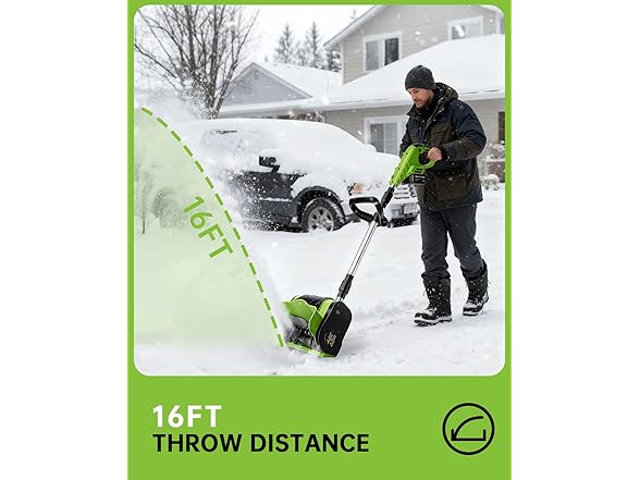 Tolsprint 12' Inch Snow Shovel