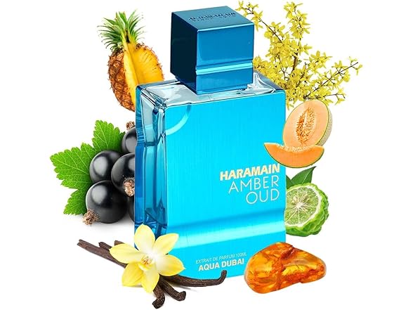 Al Haramain Amber Oud Aqua Dubai - 3.33oz (LV Imagination Twist)
