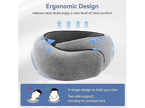 VOOMIKON Neck Pillow Airplane