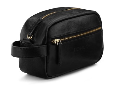 $9.99 Londo Genuine Leather Bag - Dopp Kits dealfomo