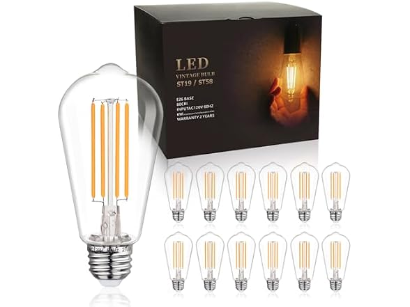 BORT ST58 Edison Bulbs