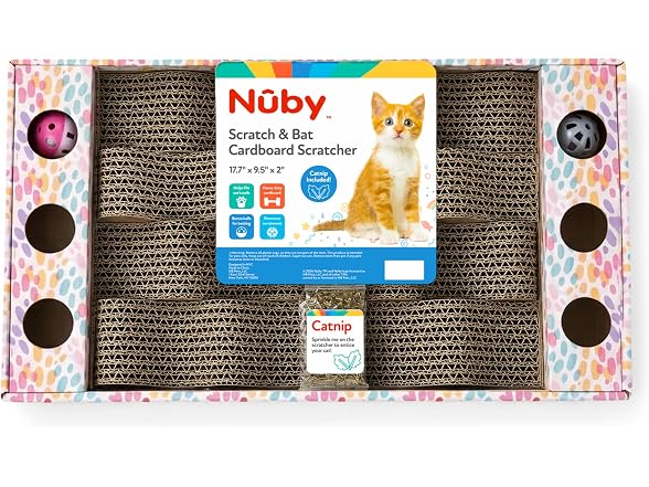 Nuby Pets Scratch & Bat Cat Scratcher